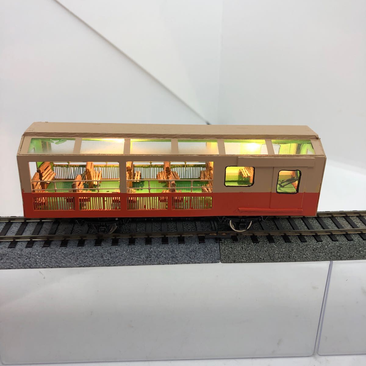 ④ HOゲージ トロッコ列車 イベント 鉄道模型 ジャンク 1円〜の画像2