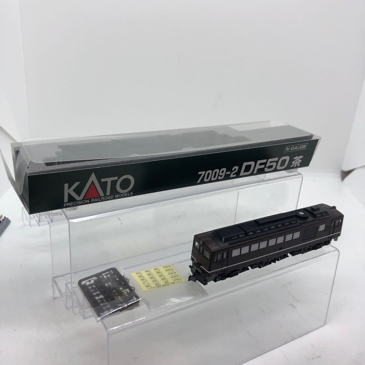  operation verification settled KATO 7009-2 DF50 diesel locomotive tea color connection machine lack of 1 jpy ~