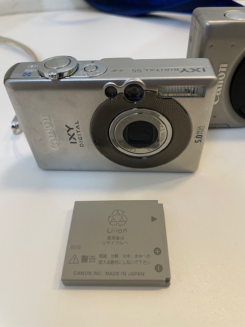 CANON IXY DIGITAL 55 キャノン Zoom Lens 24-48mm 1:4.5-6.2 ジャンク 2点 デジカメ カメラ_画像5