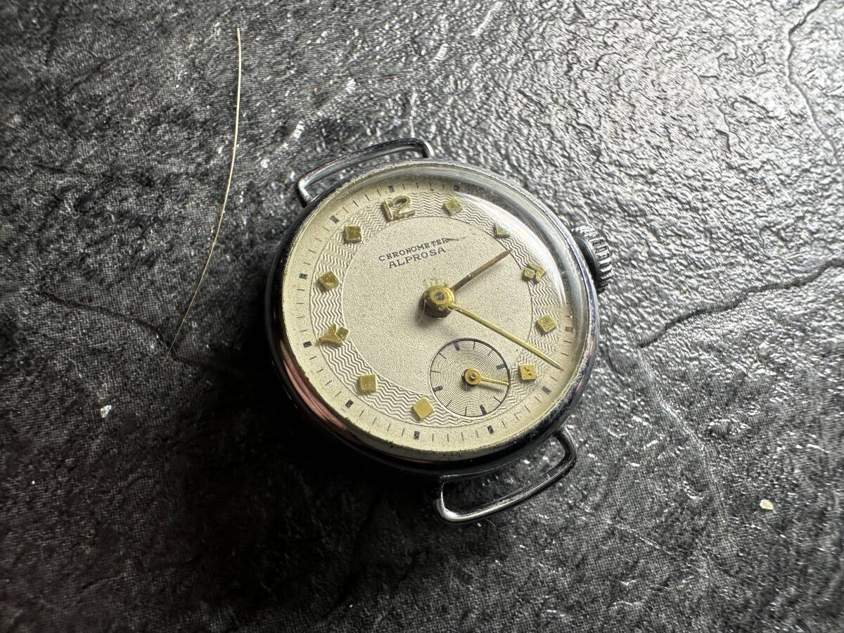 1860〇腕時計 アンティーク スモセコ 手巻きの画像2