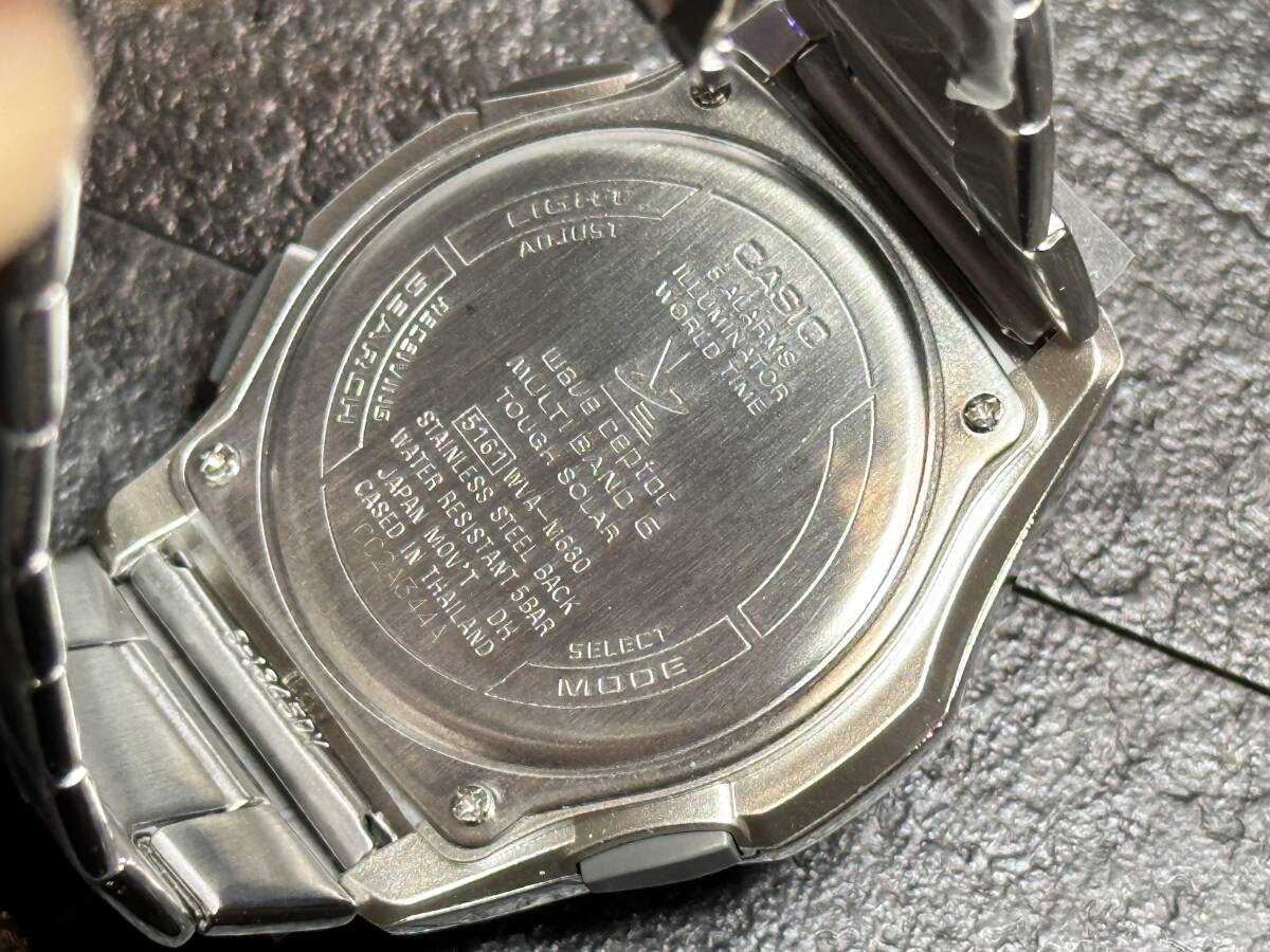 B1863●腕時計 カシオ タフソーラー 未使用品WVA-M530の画像6