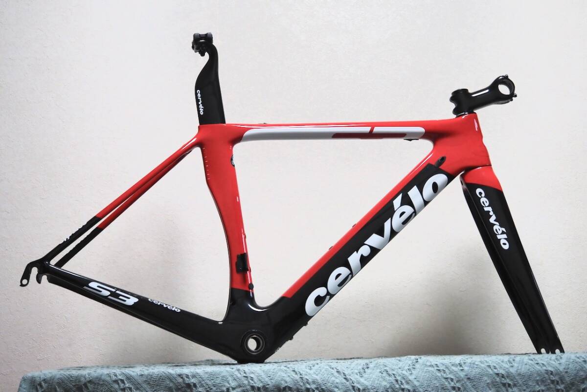 Cervelo サーヴェロ S3 カーボンフレーム ４８ｃｍ 中古 ２０１７の画像1