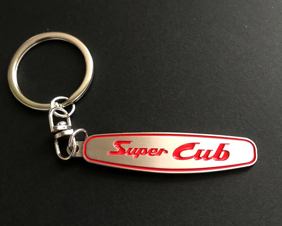 HONDA SUPER CUB 50 AA01 key ring key holder motorcycle parts Goods tank emblem キーホルダー Decal logo スーパーカブ ホンダ_画像1