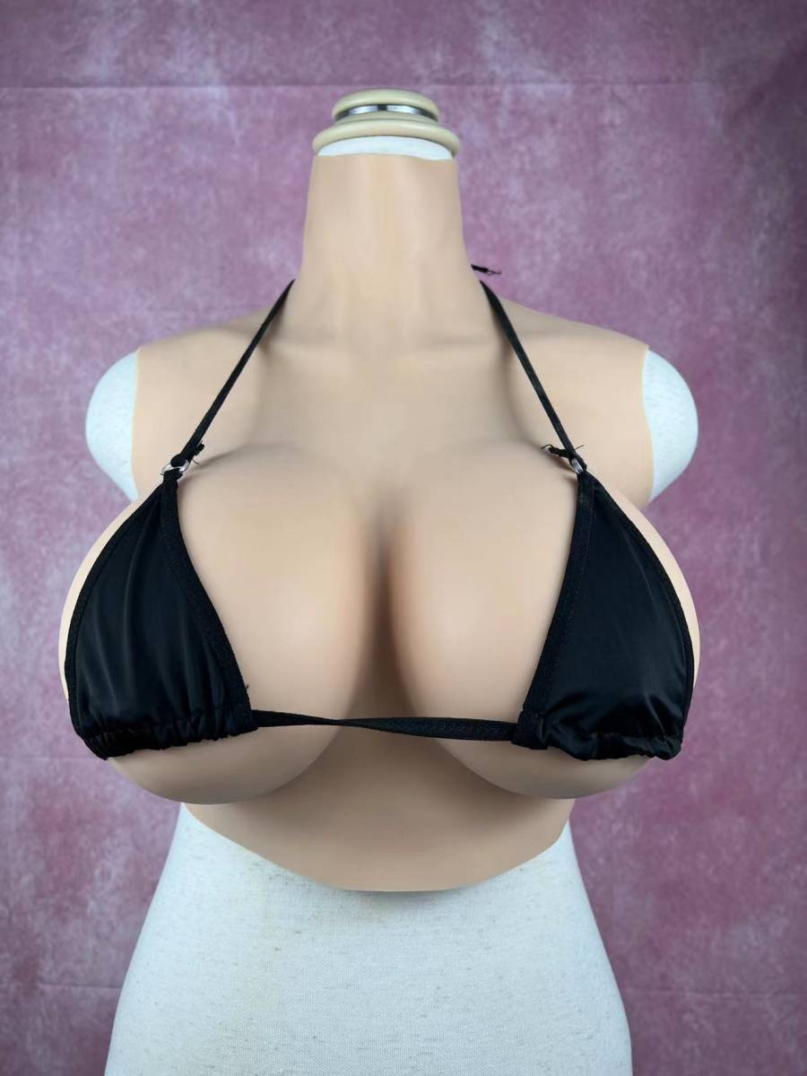 セール【大人気※再入荷】新品! Gカップ シリコンバスト 偽乳 女装 コスプレ 変身 人工乳房 変装用 オッパイ 男の娘 抜群の弾力性⑥の画像2