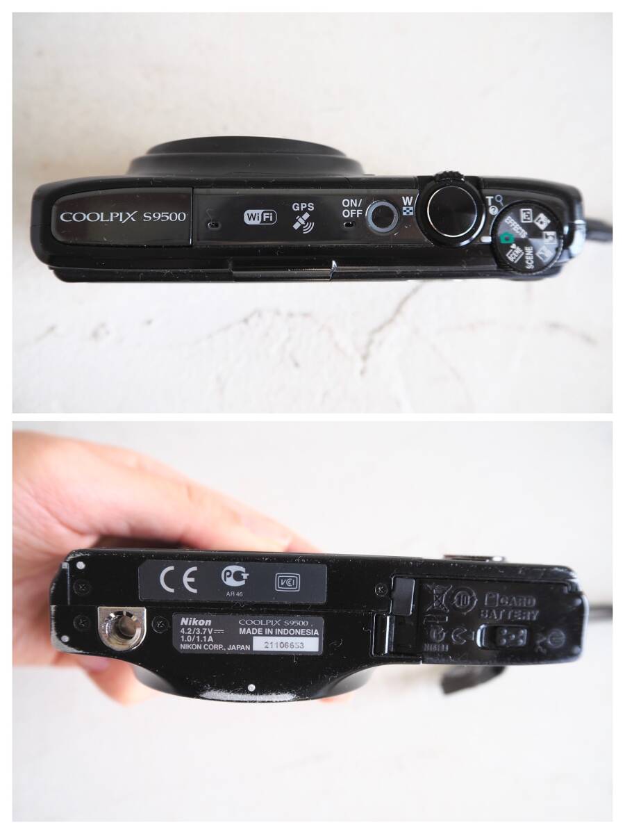 【OAN】Nikon COOLPIX S9500 ニコン コンパクトデジタルカメラ 中古品 クールピクス コンデジ 動作未確認 ジャンク品扱い 充電器付きの画像4