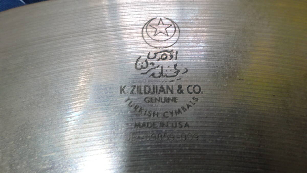 ② K zildjian customsession １４インチ hihat  上下セットの画像3