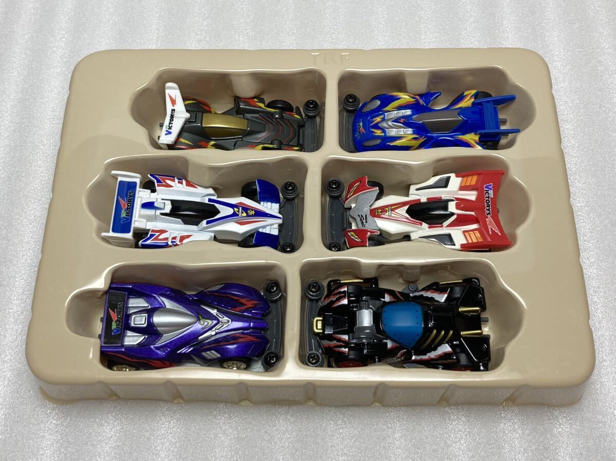 即決 TOMY キャラトミカ CLS-4 爆走兄弟レッツ＆ゴー TRFビクトリーズ+1セット WGP 1997年頃 ミニ四駆 ミニカー TAMIYA 当時物 希少 絶版の画像3