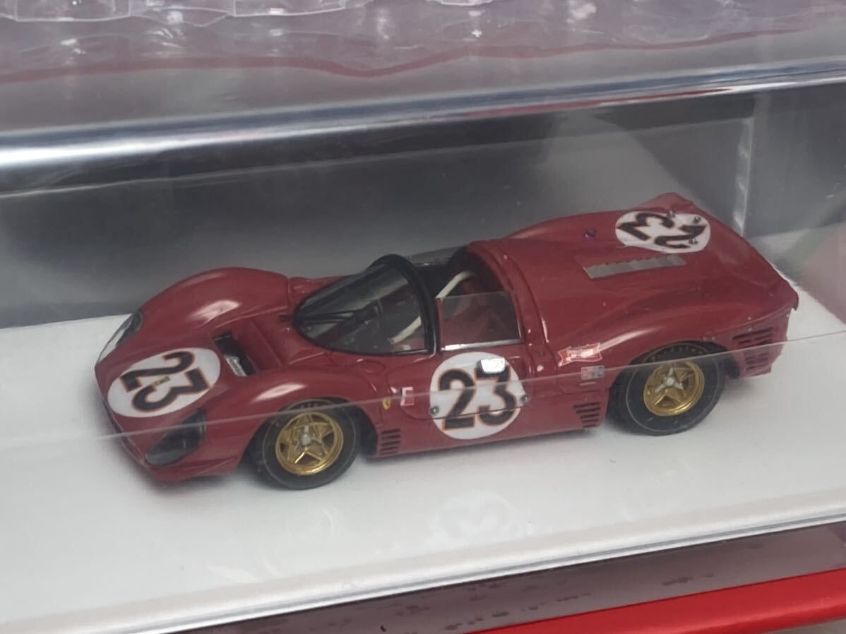 即決 DMH 1/64 フェラーリ Ferrari P3/4 #23 DAYTONA 24h 1967 優勝車 330P4 スパイダー 限定199台 未開封品 希少 絶版_画像2