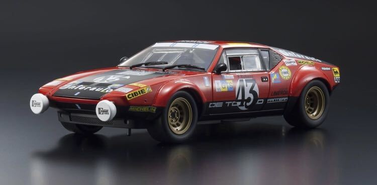 即決 KYOSHO 京商 オリジナル 1/18 デトマソ パンテーラ GT4 1975 LM #43 ダイキャスト 未使用品 希少 絶版