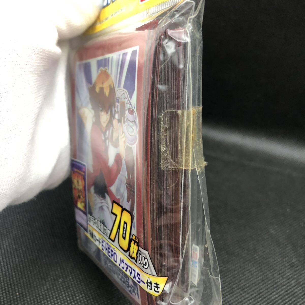 遊戯王 公式スリーブ 遊城十代 E・HEROノヴァマスター付き 遊戯王 公式スリーブ 遊城十代 E・HEROノヴァマスター付き