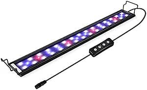 Hygger 水槽ライト アクアリウム LED 熱帯魚ライト 24/39LED 30CM 45CM 60CM 3つの照明モード 明_画像1