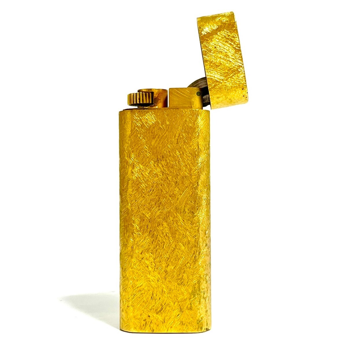 1円スタート Cartier カルティエ ライター ガスライター オーバル ゴールド ローラー式 喫煙具の画像5