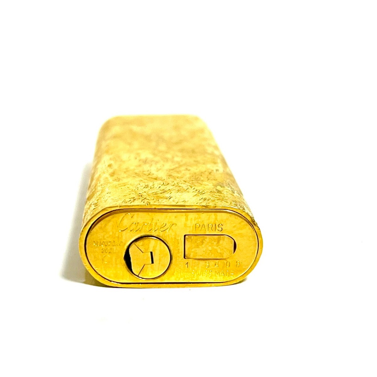 1円スタート Cartier カルティエ ライター ガスライター オーバル ゴールド ローラー式 喫煙具の画像10