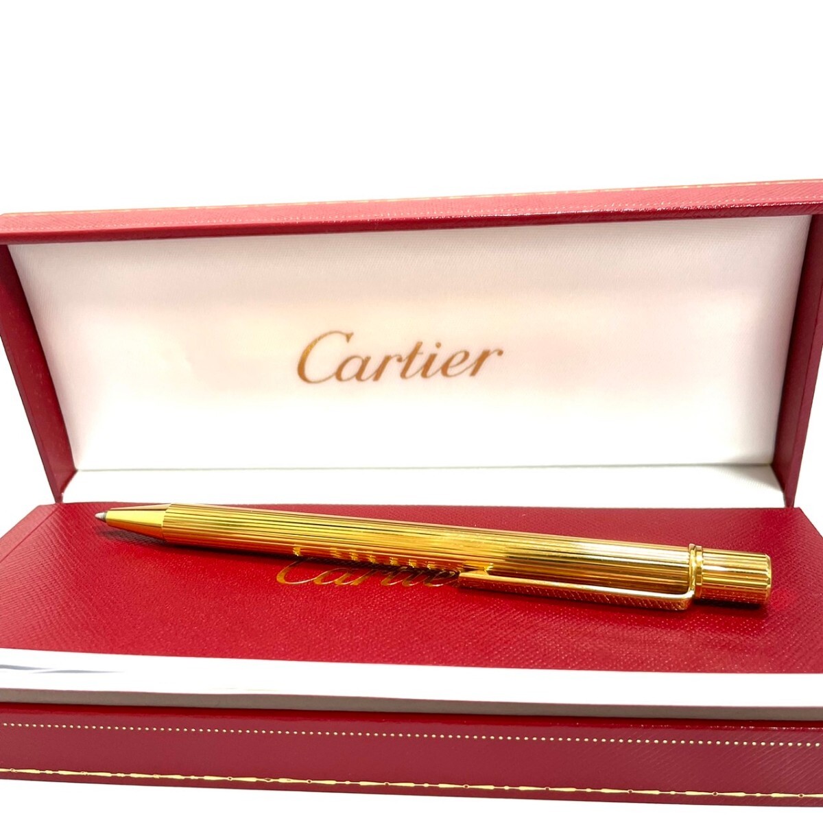 1円スタート 極美品 Cartier カルティエ マスト ボールペン ツイスト式 箱付きの画像1