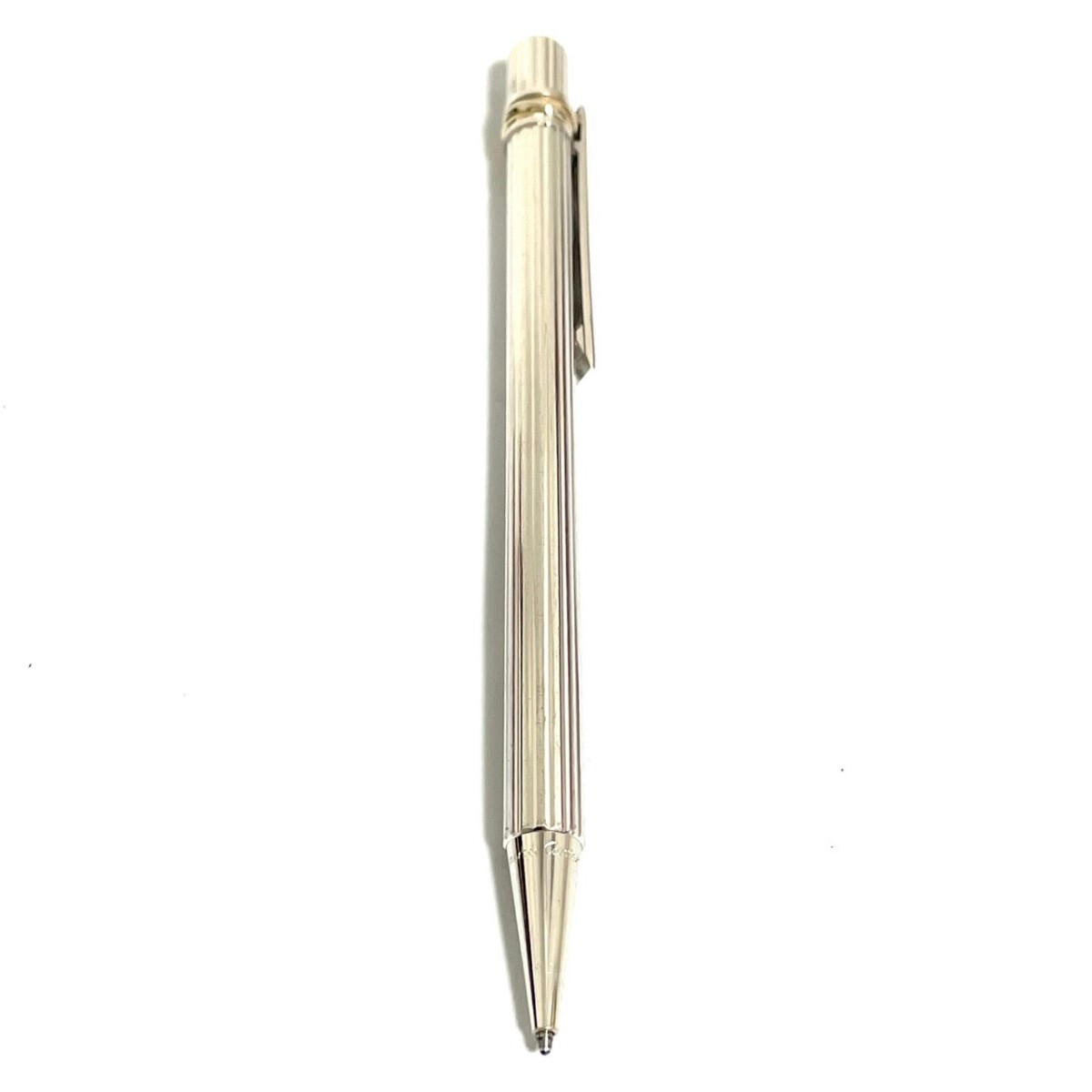 １円スタート Cartier カルティエ トリニティ ボールペン シルバー ツイスト式 筆記用具の画像2