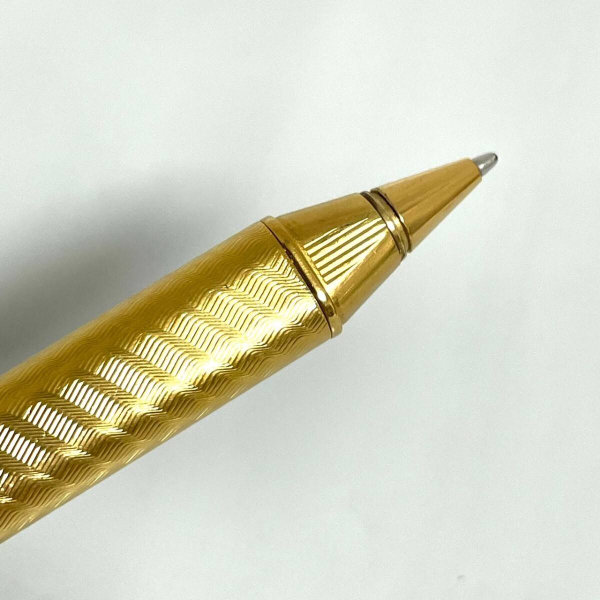 １円スタート Cartier カルティエ ボールペン トリニティ キャップ式 ゴールド 筆記用具_画像4