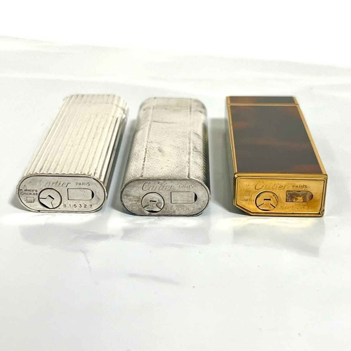  Cartier カルティエ ライター まとめ ガスライター 五角形 ローラー式 喫煙具　箱付き b2_画像7