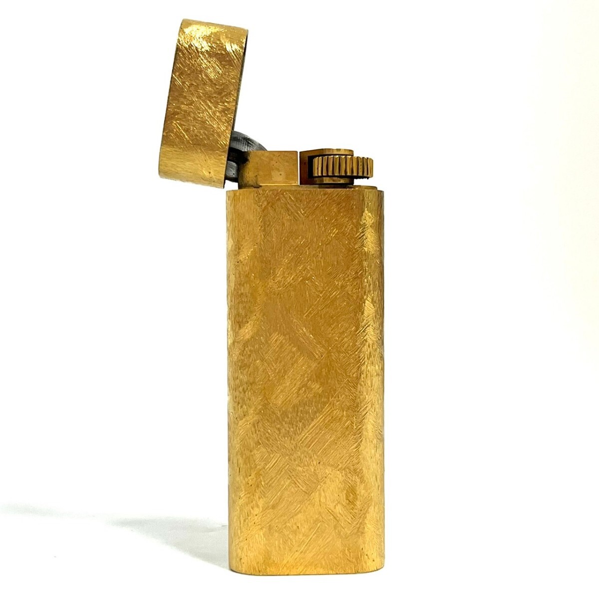１円スタート Cartier カルティエ オーバル ゴールド ライター ガスライター 喫煙具 喫煙グッズ 箱付き　b9_画像5