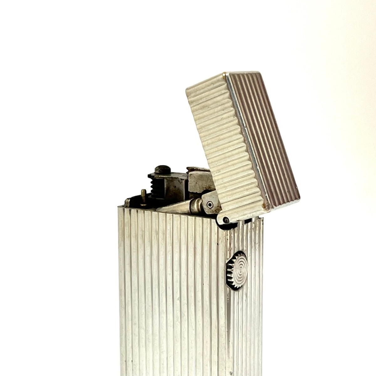１円スタート dunhill ダンヒル ライター ガスライター シルバー ローラー式 喫煙具 b16_画像6
