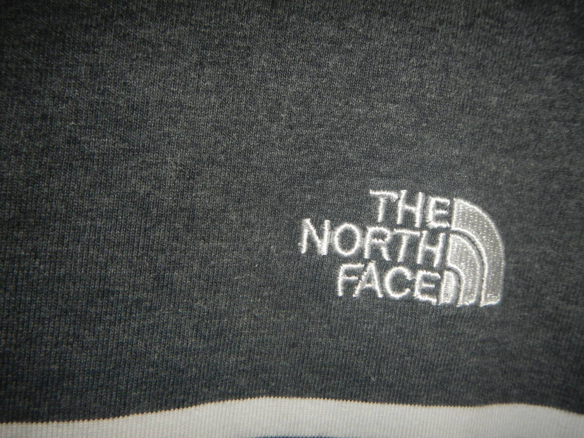 THE NORTH FACE ザ・ノース・フェイス やや厚手 ボーダーカットソー ロンT サイズＬ 発送はレターパック５２０円の画像3