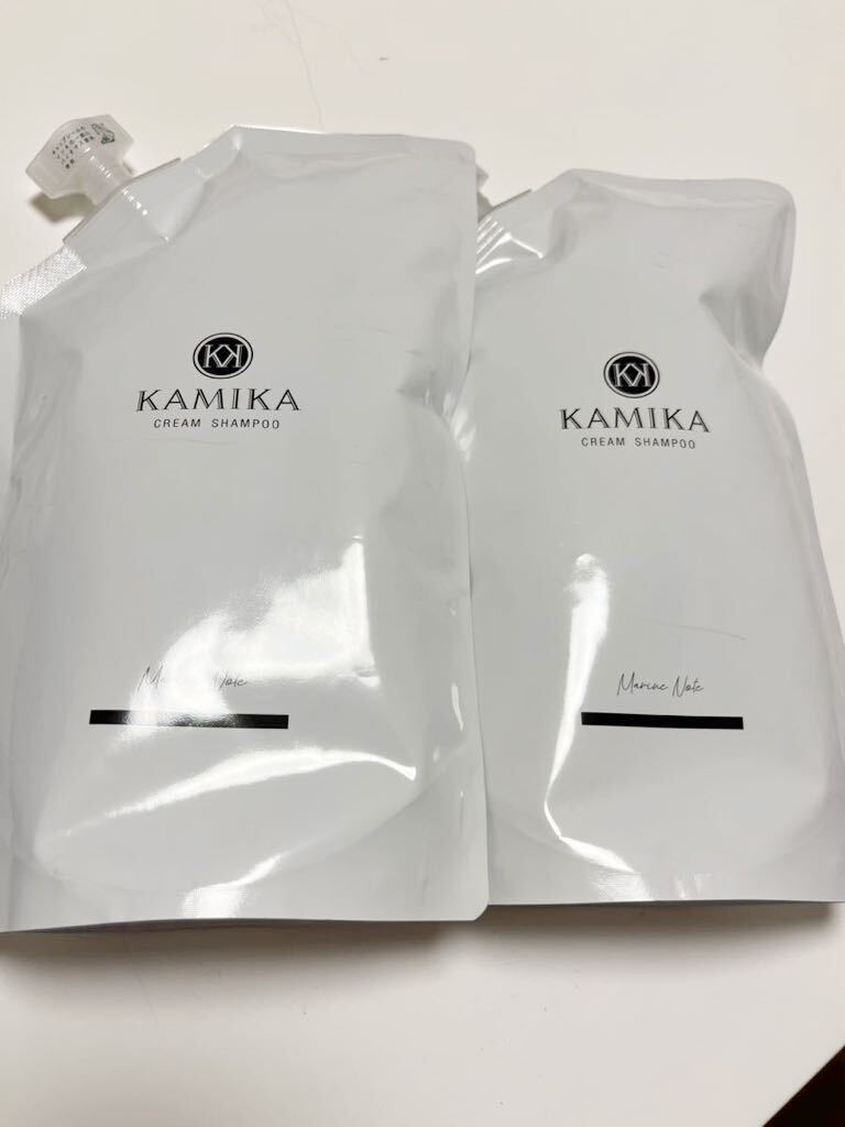 カミカ kamika 600g 2個 新品未開封 クリームシャンプー 新品未開封 送料無料_画像1
