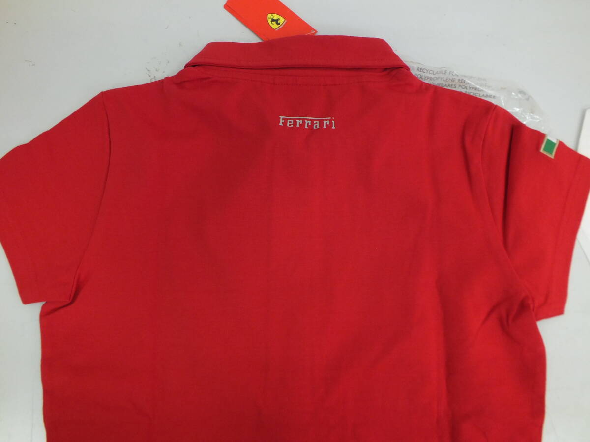 Ferrari ポロシャツ 赤 フェラーリ レッド 未使用 保管品 激安1円スタート_画像5