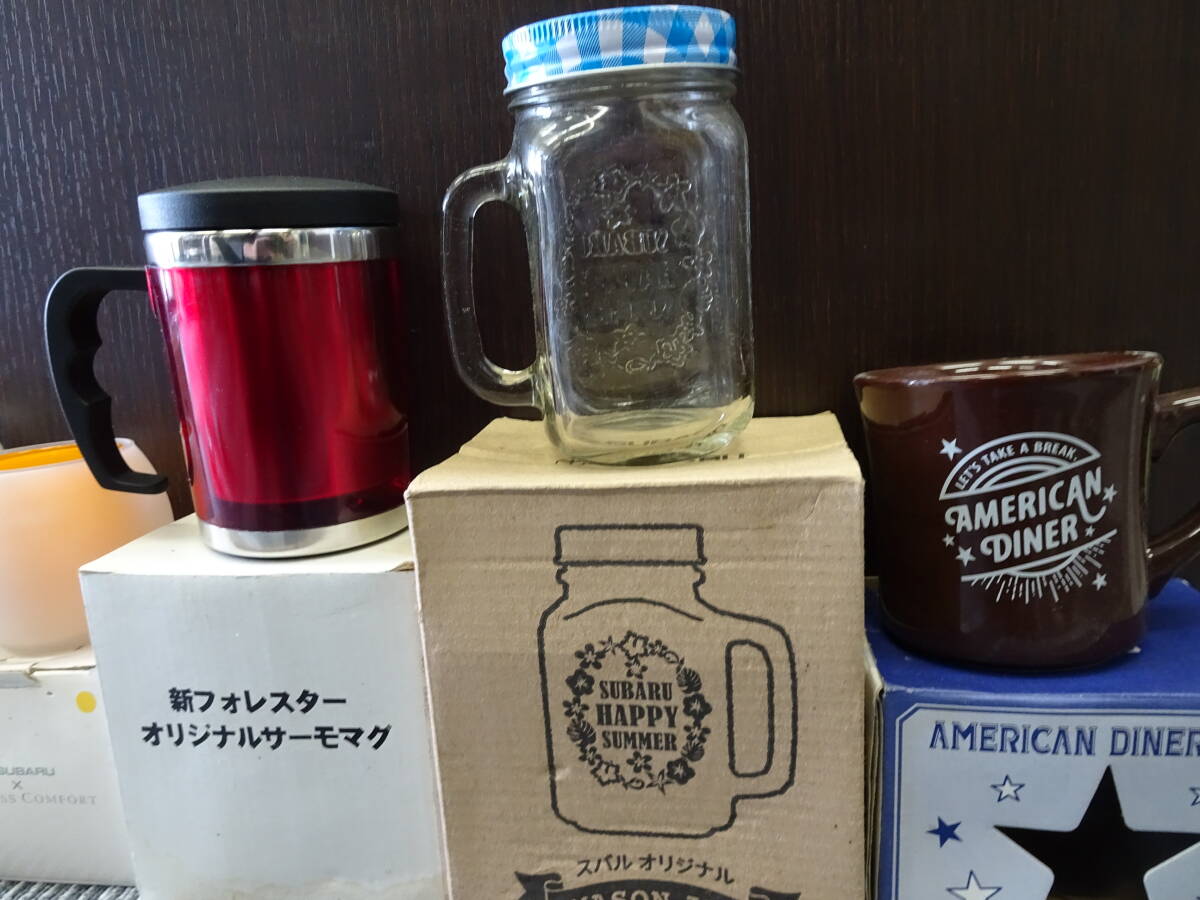 SUBARU スバル 新フォレスター サーモマグ マグカップ キャンドル など おまとめ AMERICAN DINER MUG ディズニー 激安1円スタート