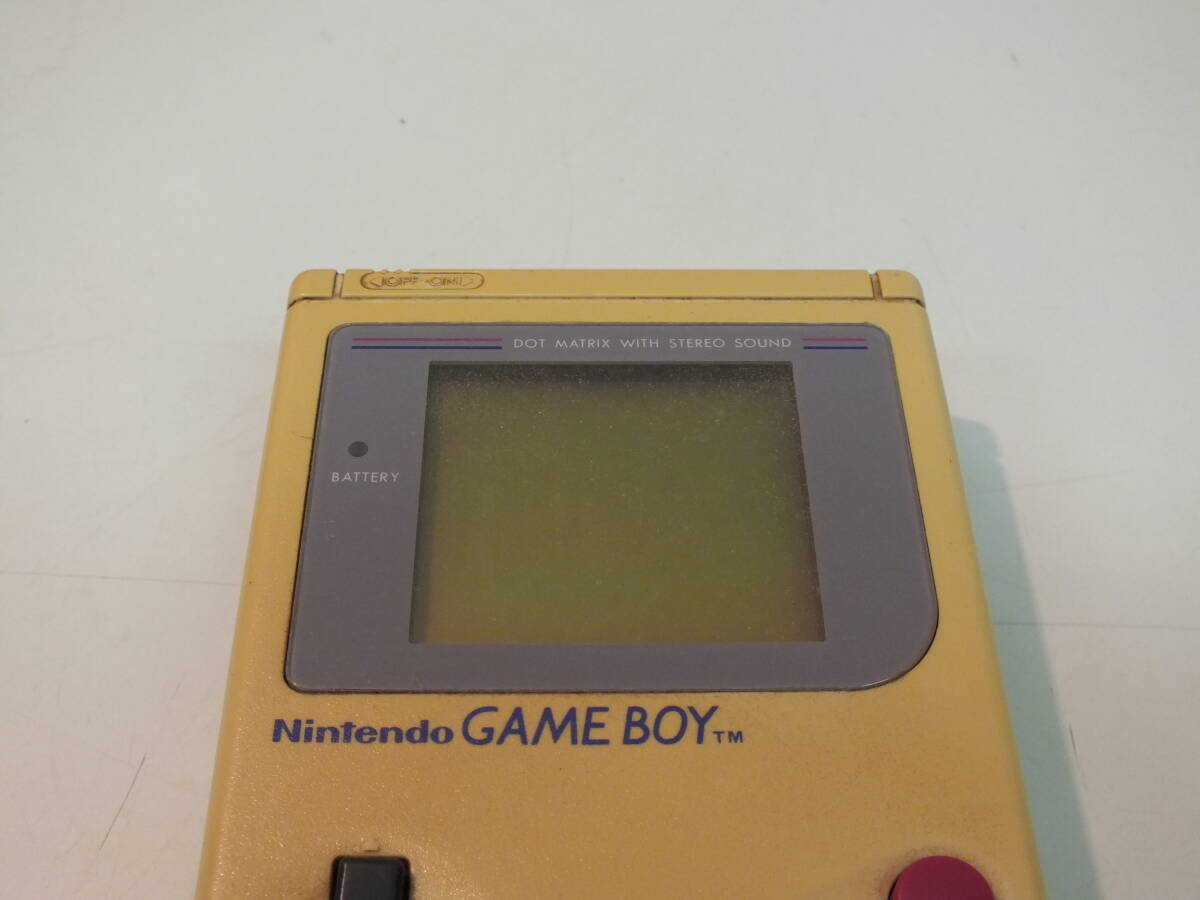 【ジャンク】初代 ニンテンドー ゲームボーイ ACアダプター付き Nintendo GAMEBOY 任天堂 激安1円スタートの画像3