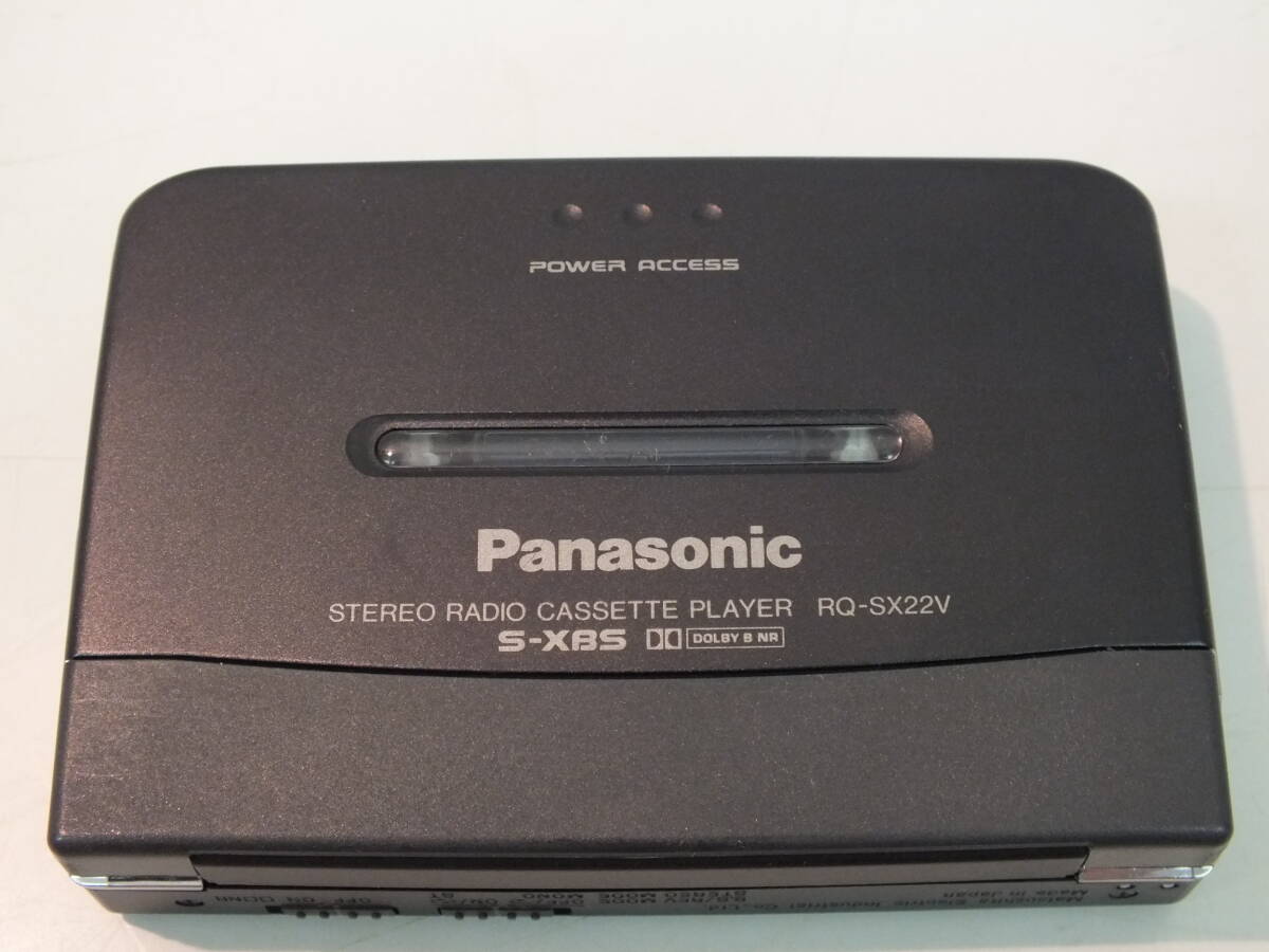 【ジャンク】 パナソニック ポータブルカセットプレイヤー RQ-SX22V ウォークマン ラジオ Panasonic 箱付き 激安1円スタートの画像6