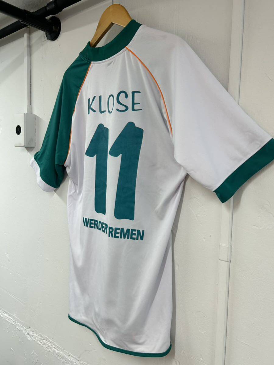 1円スタート WERDER BREMENヴェルダーブレーメン ドイツサッカーチーム ユニフォーム Tシャツ11 KLOSEの画像5