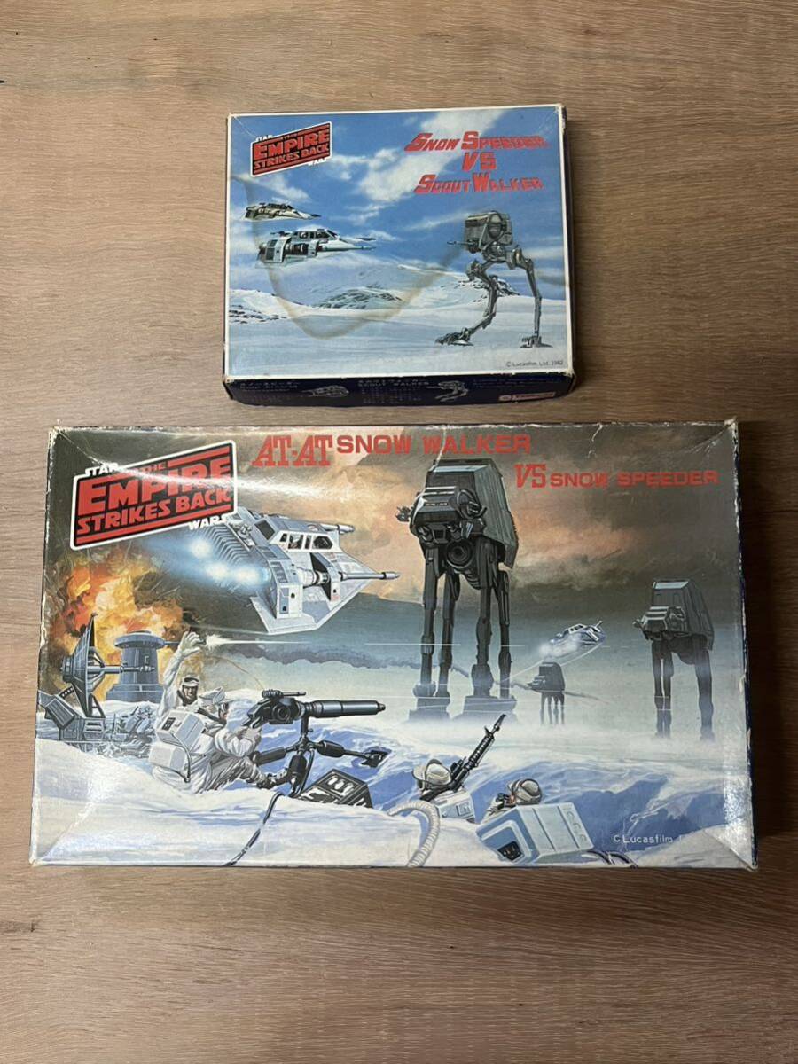 スターウォーズ メタルキット AT-AT AT-ST ツクダの画像1