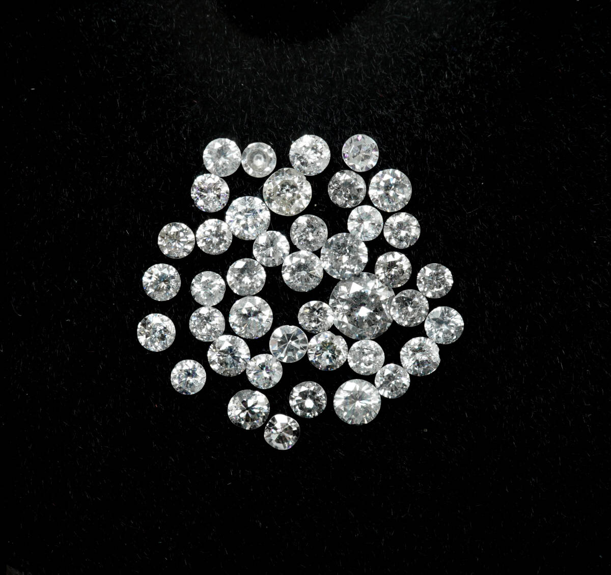 ★おまとめ天然ダイヤモンド 最高級 1.529ct ラージメレ 1.8mmUP ルース 宝石 ジュエリー jewelry_画像3