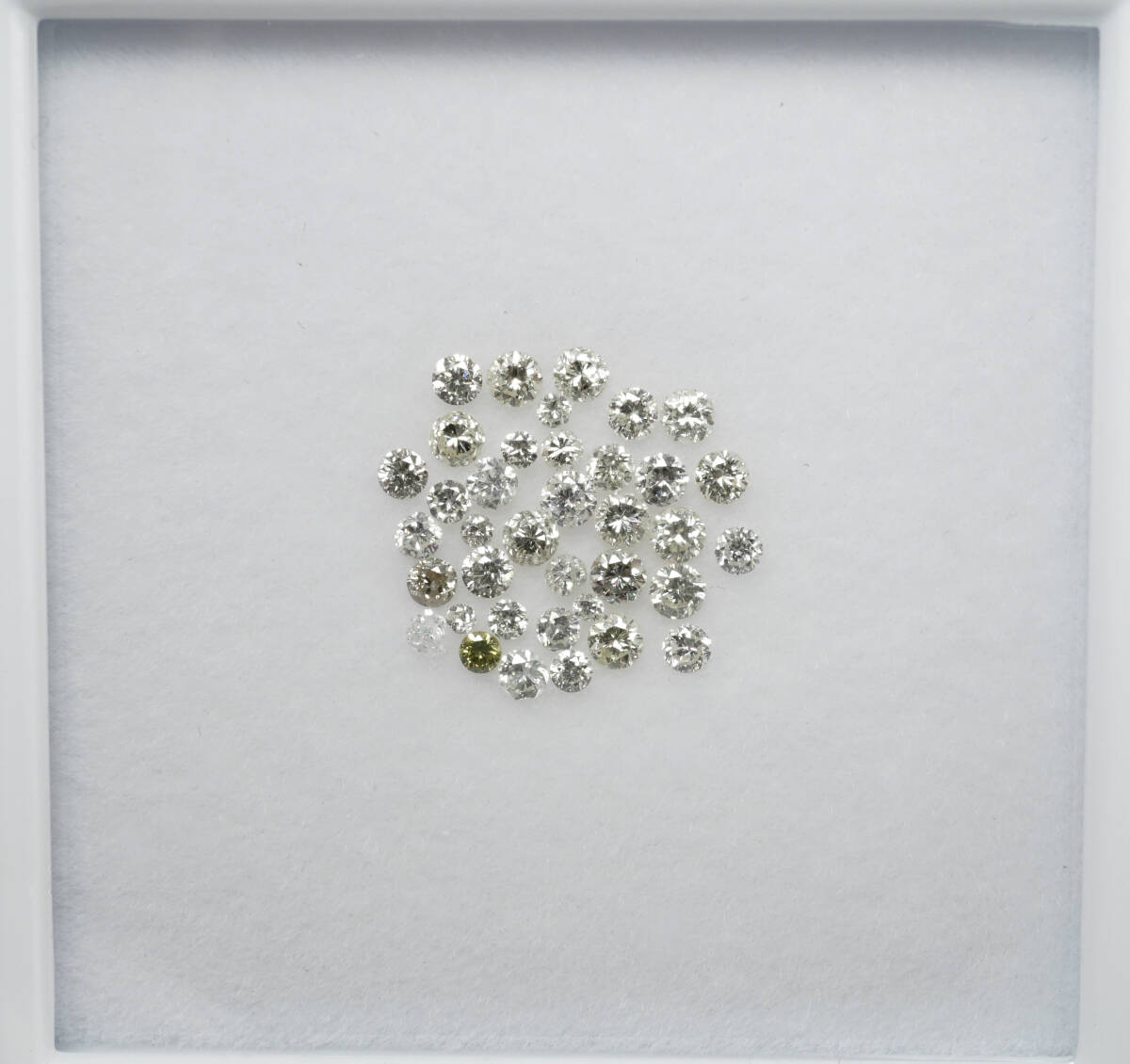 ★おまとめ天然ダイヤモンド 最高級 0.623ct 1.8mm下 ルース 宝石 ジュエリー jewelryの画像1