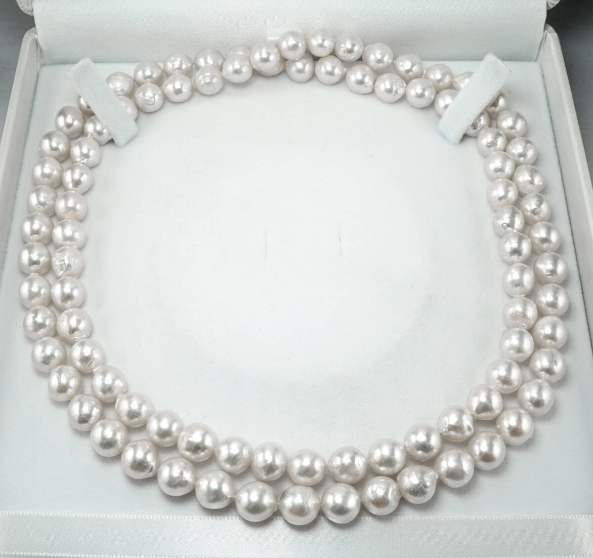 ★天然アコヤパール 9.0mm 最高級 82cm ロングネックレス 宝石 ジュエリー jewelry.の画像3