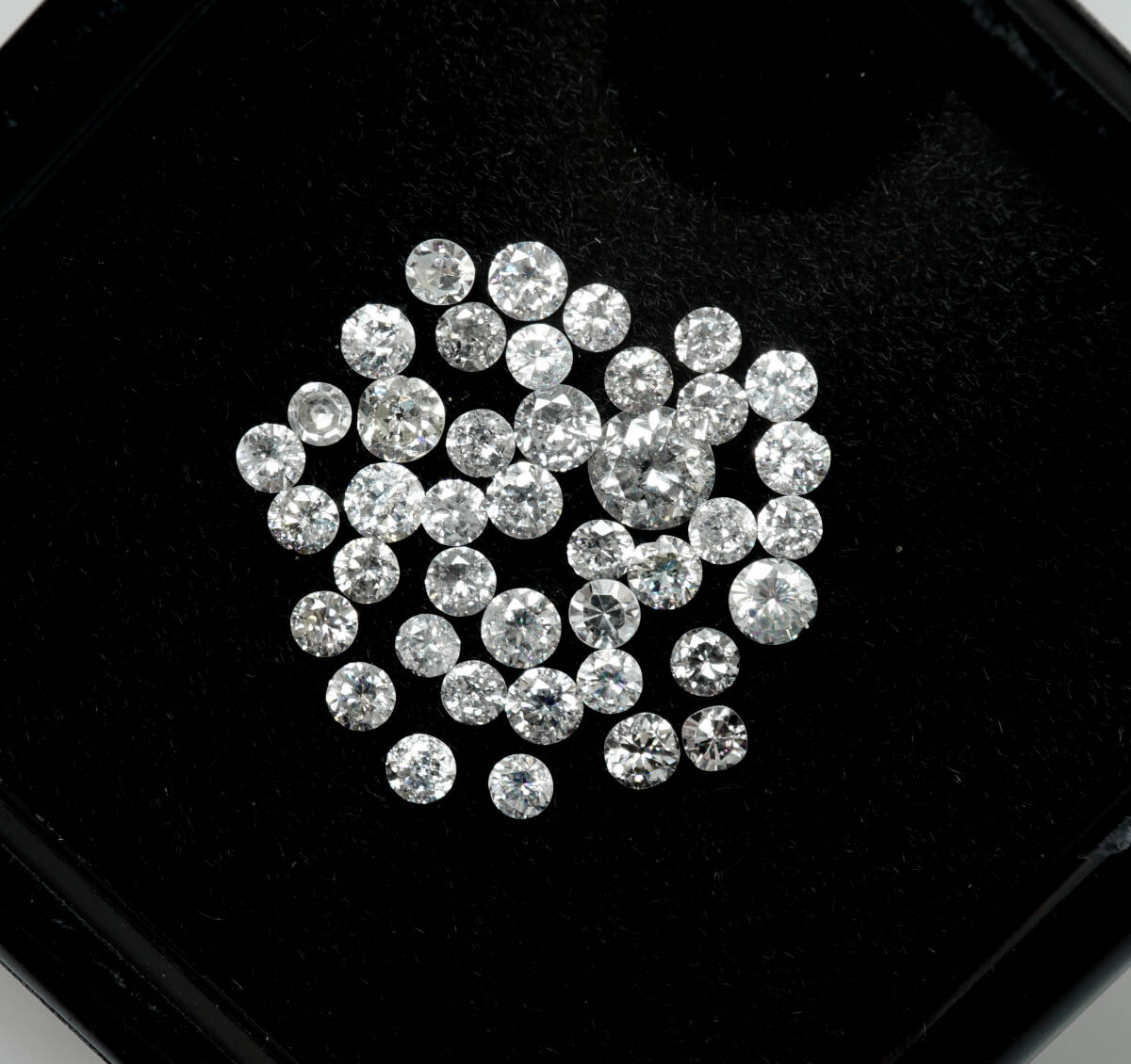 ★おまとめ天然ダイヤモンド 最高級 1.529ct ラージメレ 1.8mmUP ルース 宝石 ジュエリー jewelry_画像2