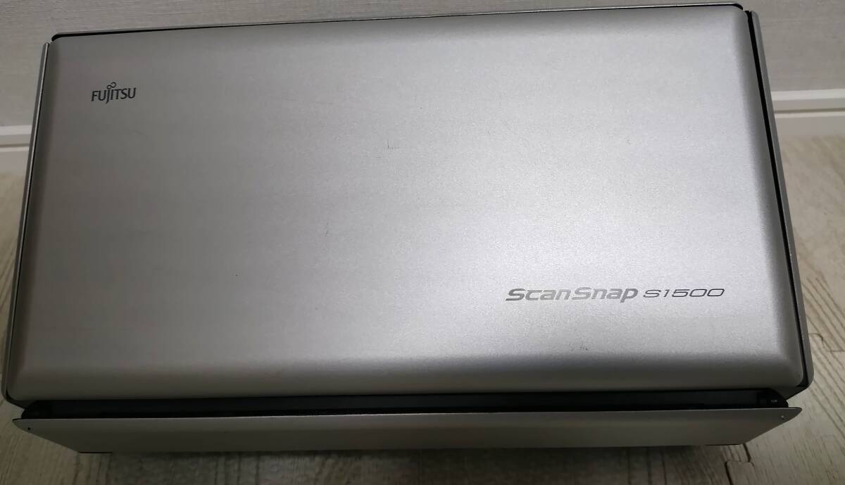 ScanSnap S1500 中古　通電確認　本体とACアダプタ_画像2