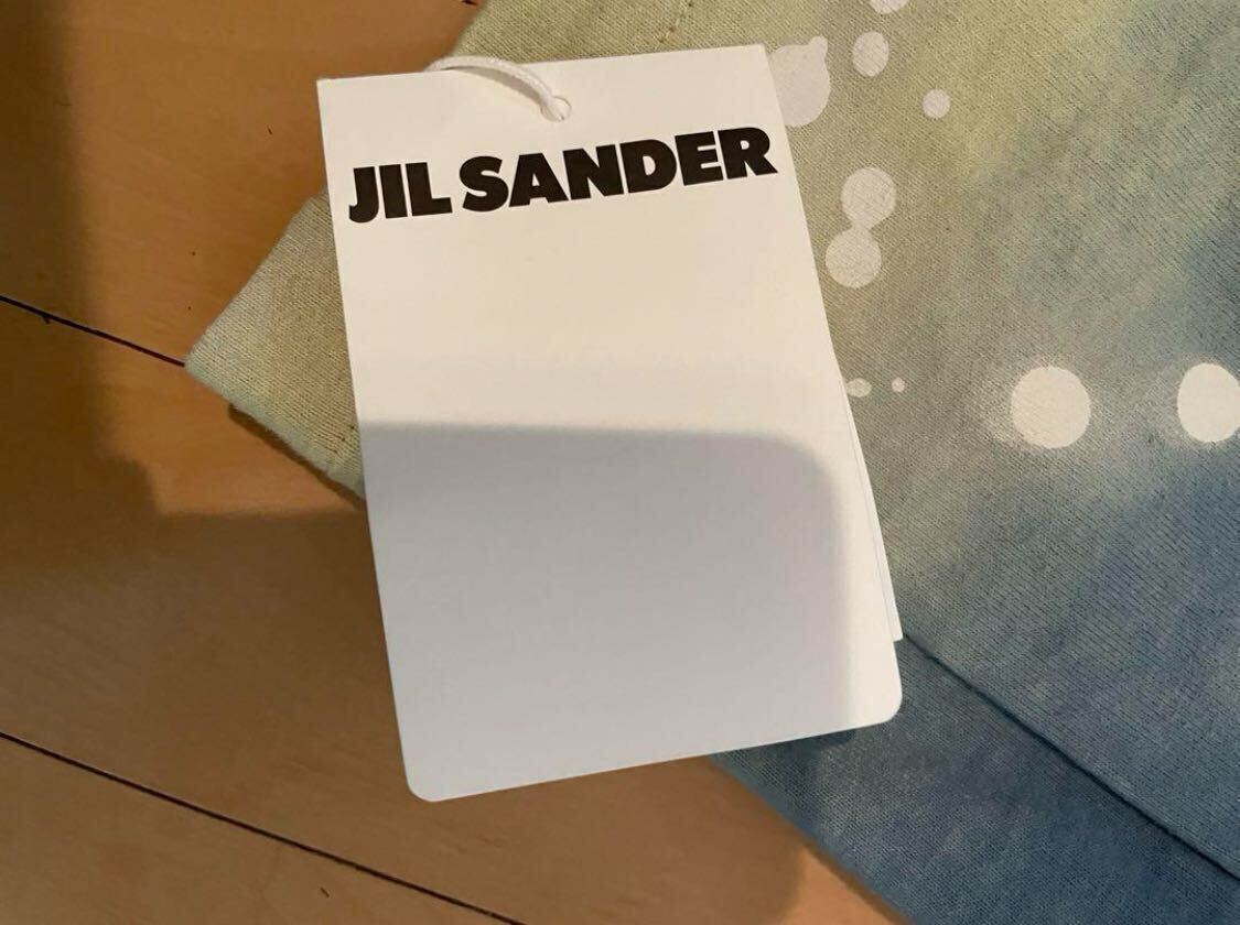 新品タグ付き　Jil sander プラス　ジルサンダー　23aw Tシャツ　半袖トレーナー　メンズ 半袖シャツ　グラデーション　ブルー　Sサイズ_画像8