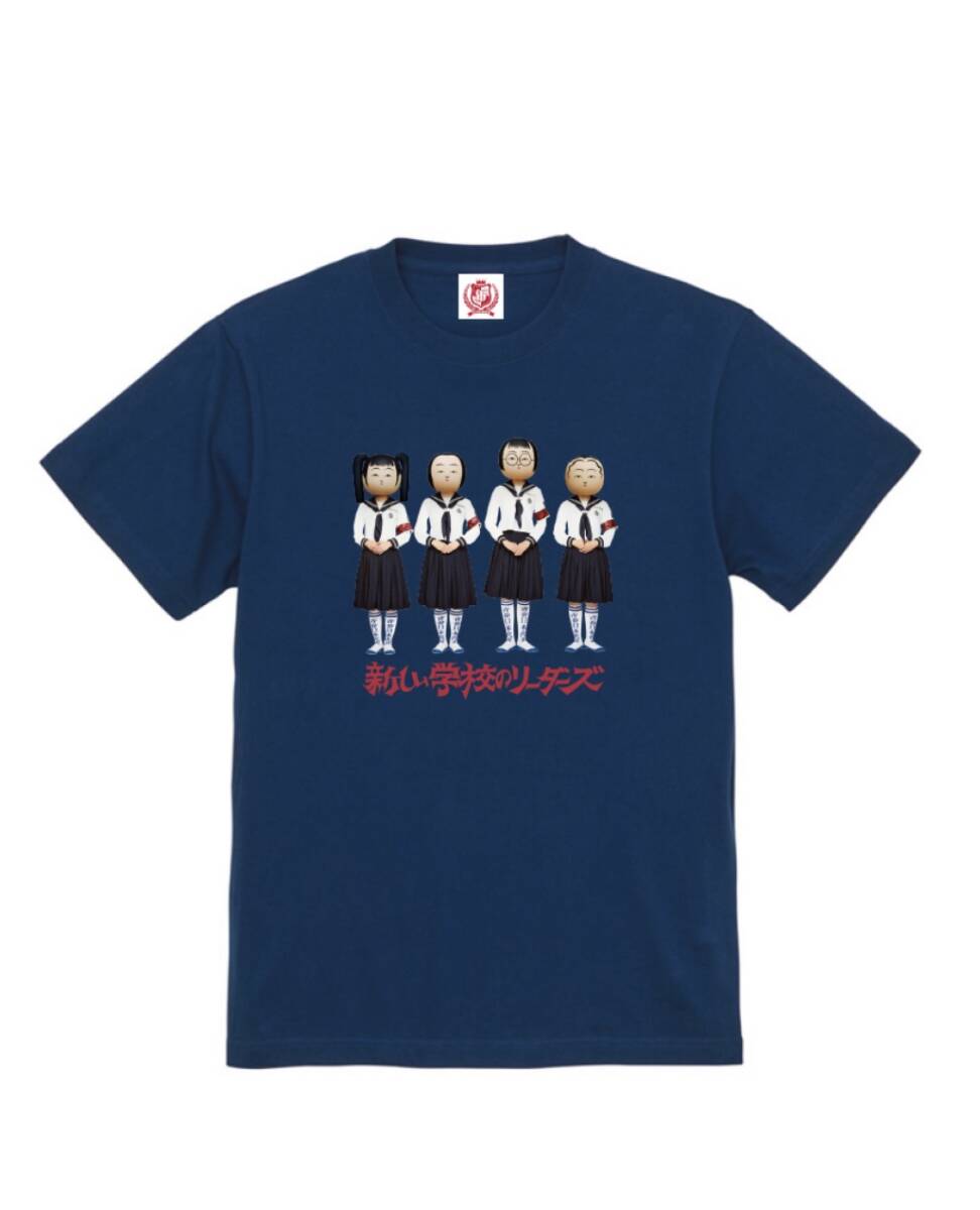 新品未開封！タワレコ限定ステッカー付き！新しい学校のリーダーズ こけしTシャツ XL②_画像2