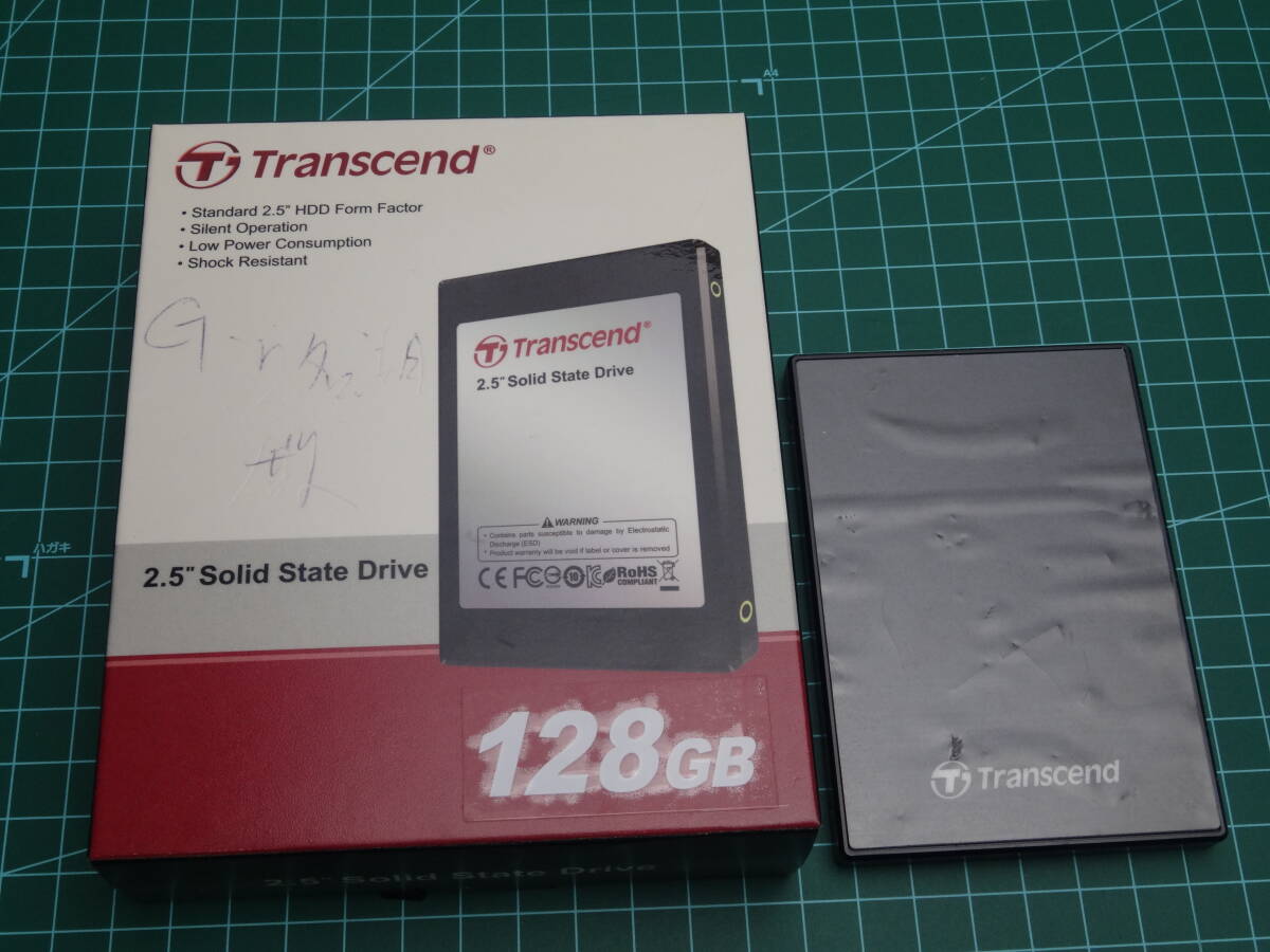 [ пуск число немного ]Transcend тигр nsendoTS128GPSD330 128GB 2.5 дюймовый SSD PATA ( IDE ) рабочее состояние подтверждено 