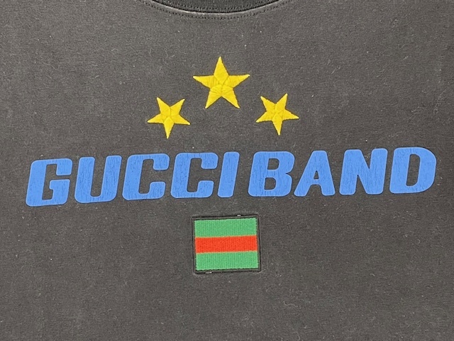 グッチ　GUCCI　BAND　Tシャツ　ブラック 黒　Sサイズ_画像3