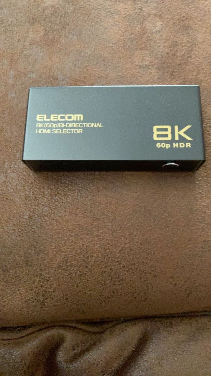エレコム　HDMI切替器 8K60Hz【PS5/PS4/PS3/Switch/FireTVStick対応】黒　SW8KBD21BK