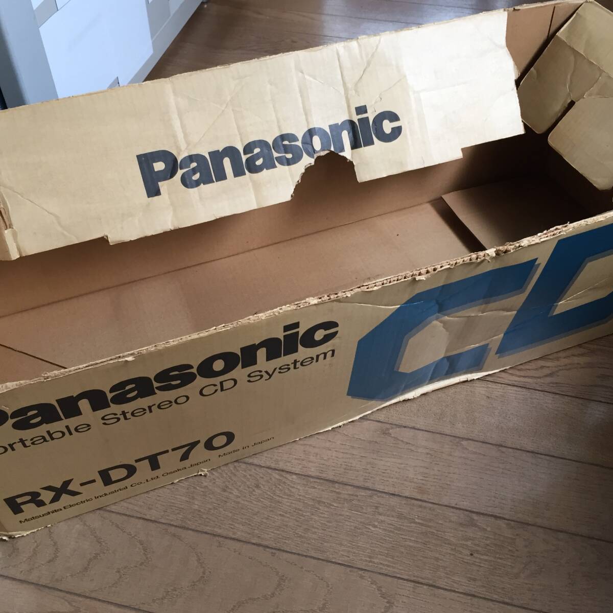 Panasonic パナソニック CDラジカセ RX-DT70 ダブルカセット ジャンク品の画像9