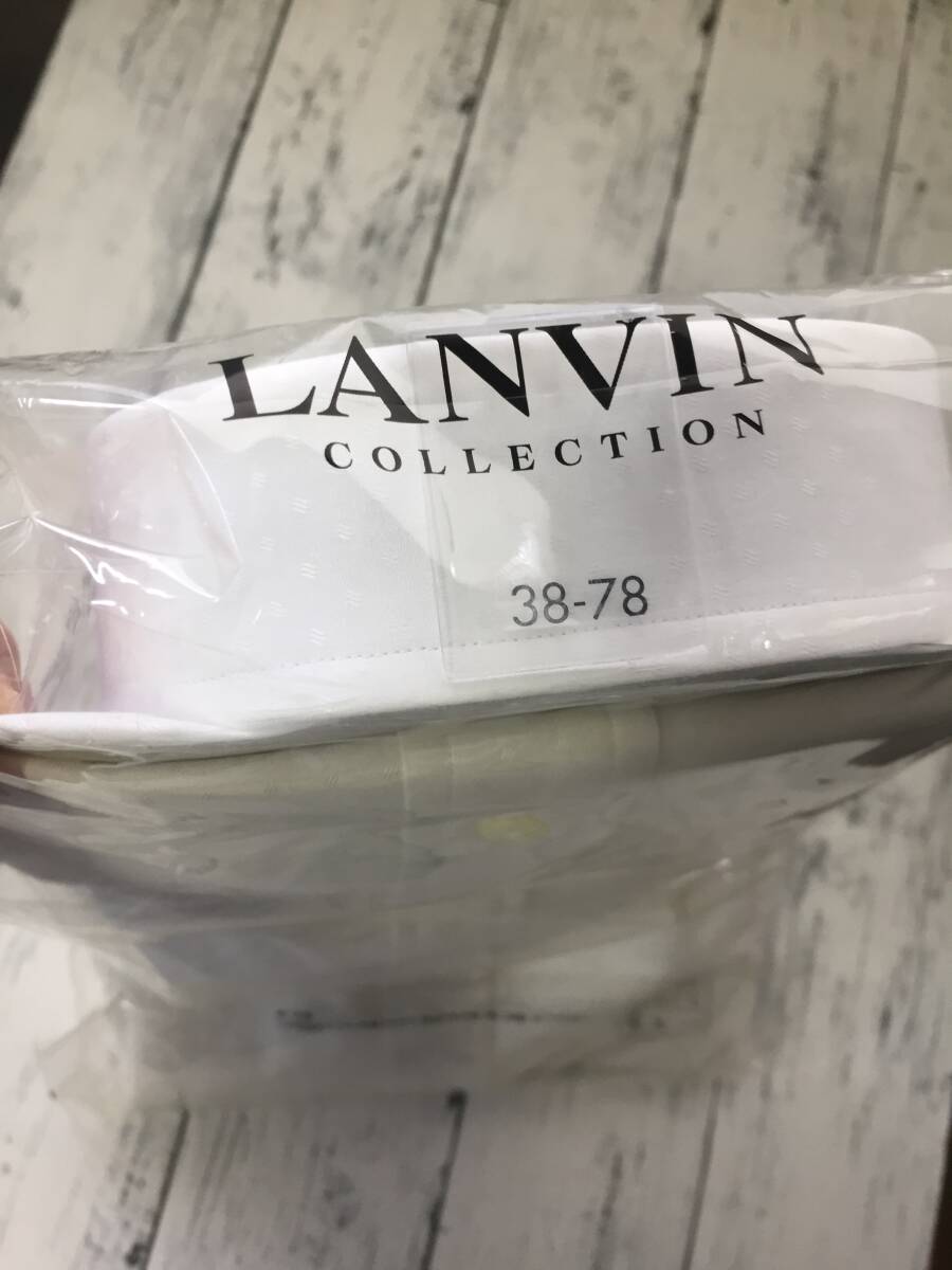 未開封　LANVIN collection/ランバンコレクション　サイズ 38-78　日本製/綿100% 高級ドレスシャツ_画像6