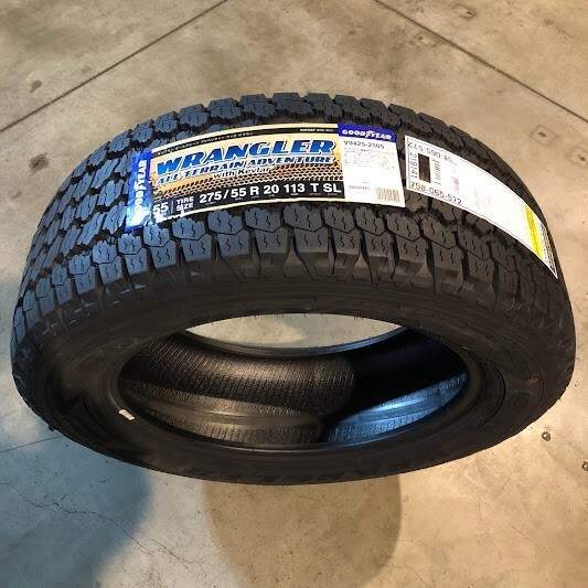 収納袋付 送料無料 新品 4本セット (MP0034.8) 275/55R20 113T GOODYEAR WRL AT ADVENTURE 2020年以降製造 275/55/20 夏タイヤ_画像2