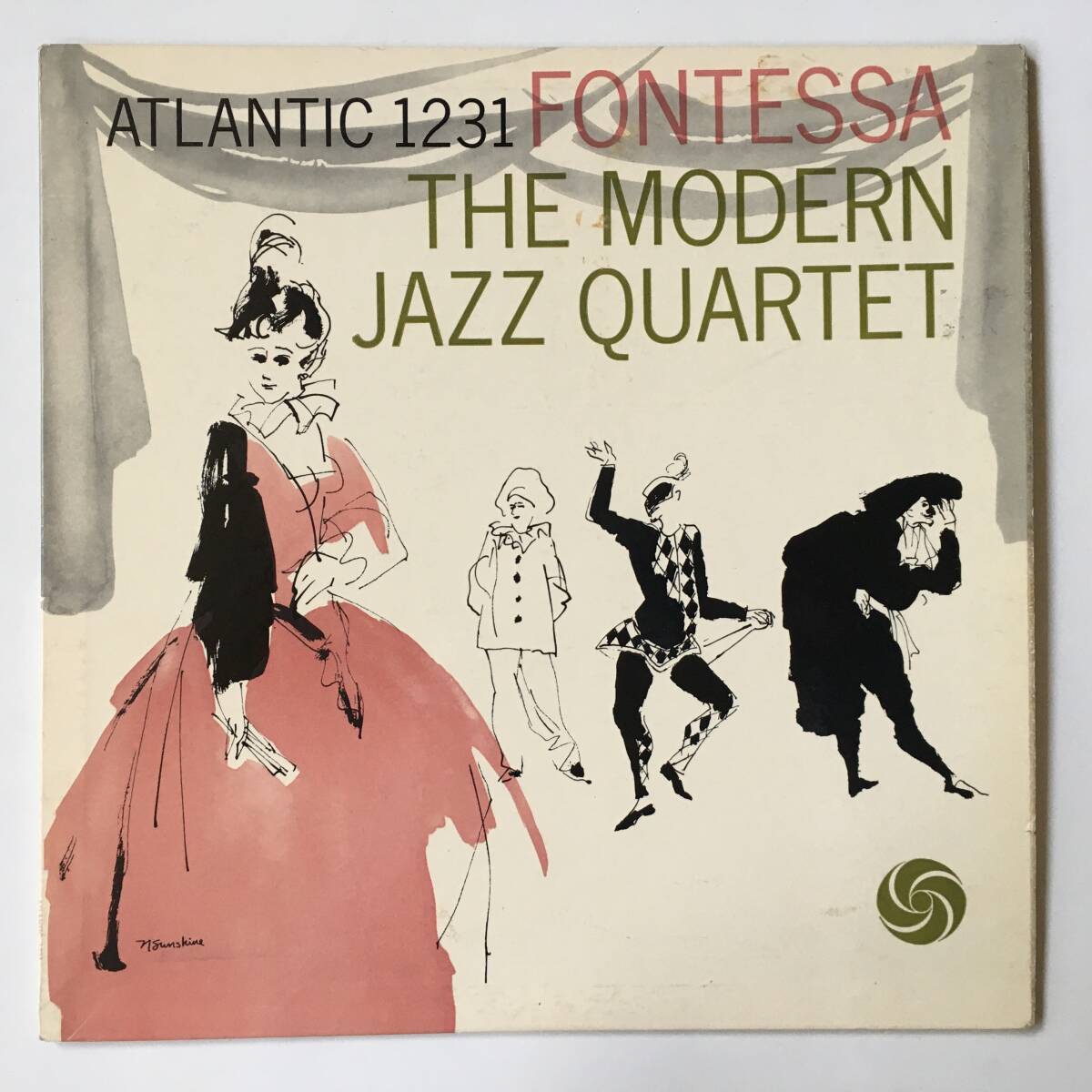 2436●The Modern Jazz Quartet Fontessa / ATLANTIC 1231 / Denmark デンマーク盤 / 12inch LP アナログ盤の画像1
