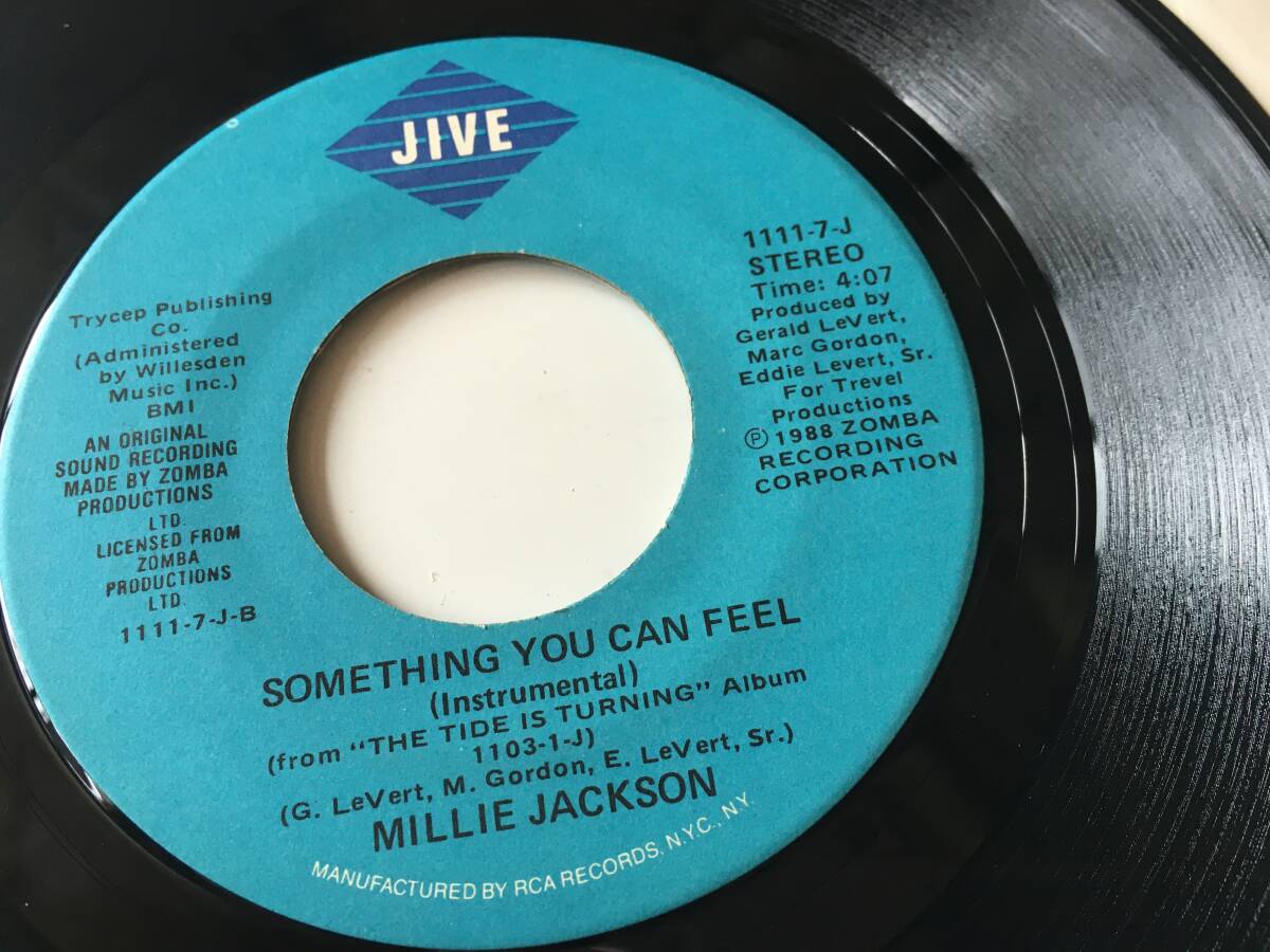 2442F●Millie Jackson Something You Can Feel (Instrumental) /Electronic, Funk / 1988年 UK / 7inch EP アナログ盤_画像3