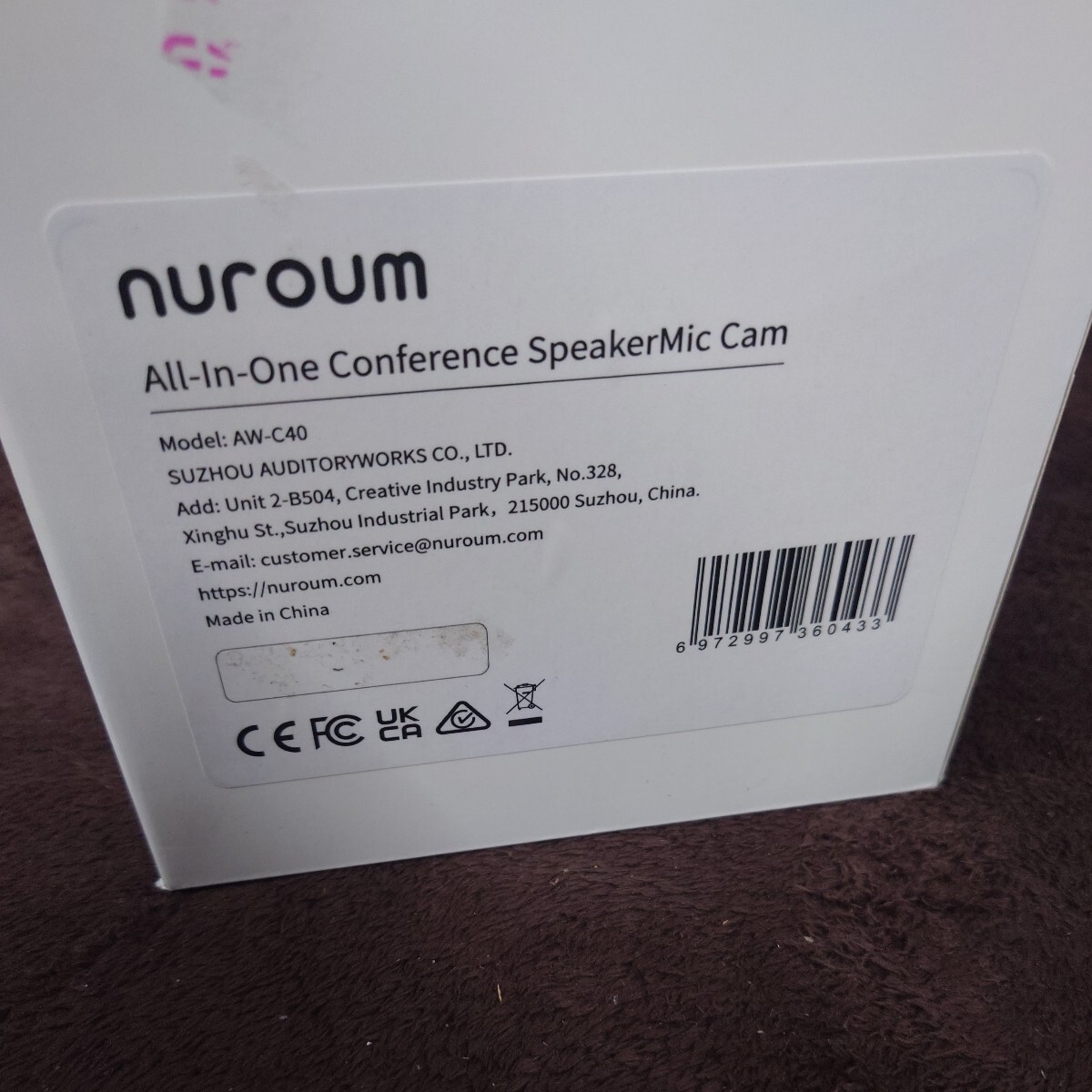 nuroum aw-c40 камера для собраний камера web камера б/у товар текущее состояние товар ①