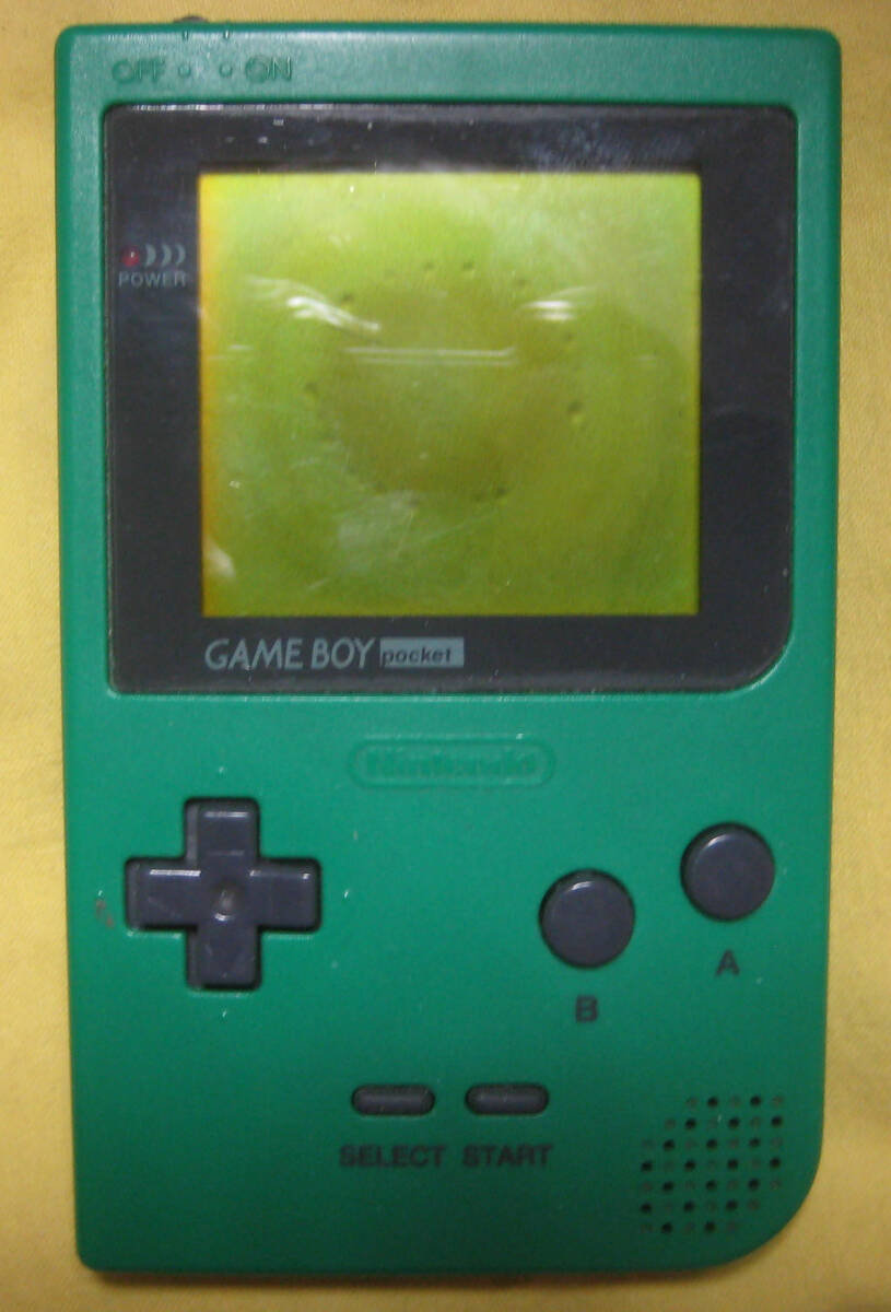 Nintendo ゲームボーイポケット 緑 動作確認済み_画像2