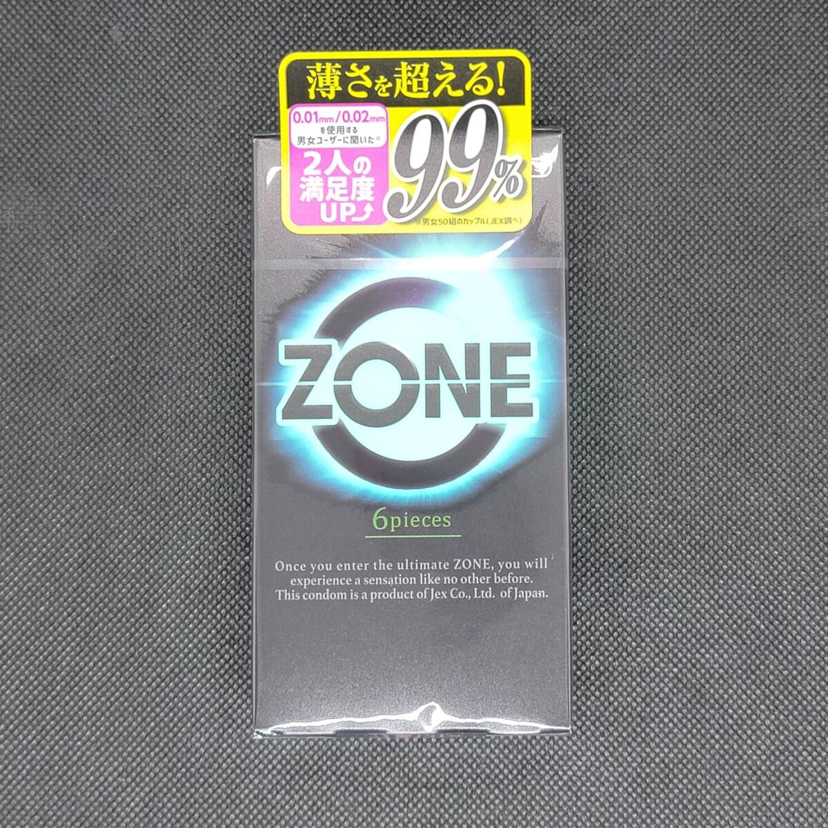 【匿名配送】【送料無料】 コンドーム ジェクス ZONE ゾーン 6個入×5箱 スキン 避妊具 ゴムの画像2
