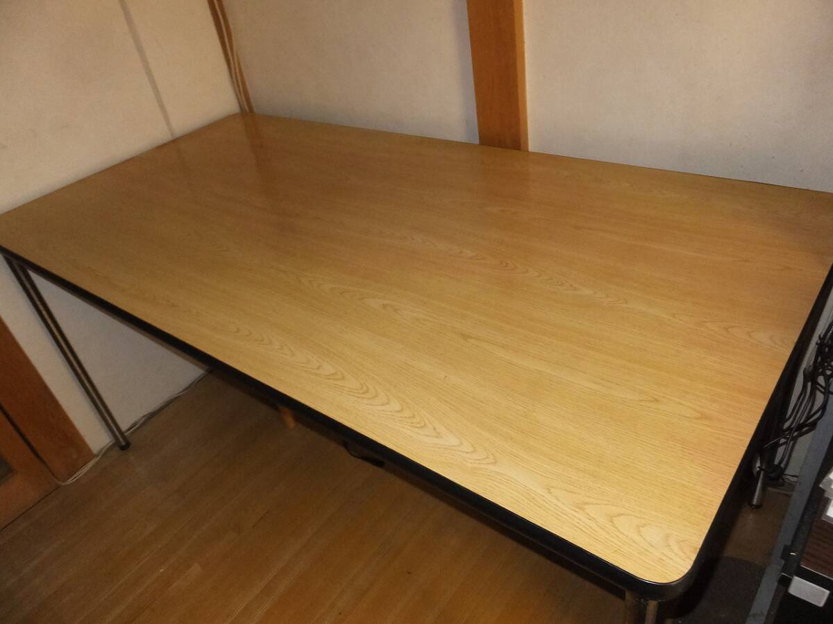 作業テーブル ワークテーブル 会議テーブル W150×D75×H71cm 埼玉県所沢市 引き取り限定 即決の画像1